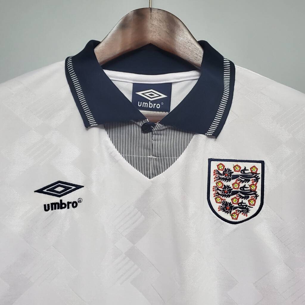 Camiseta Inglaterra local 1990