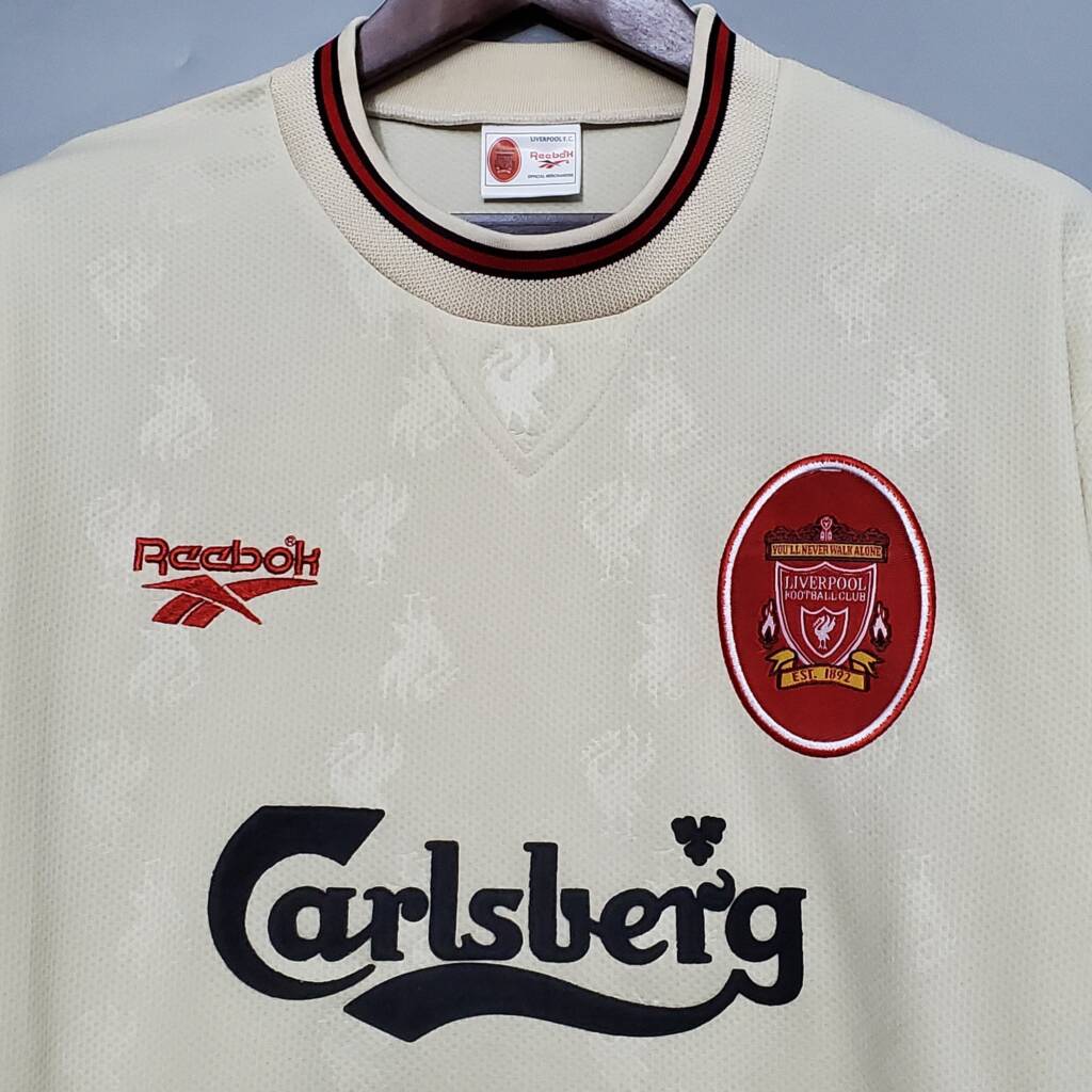 Camiseta Liverpool visitante 1996