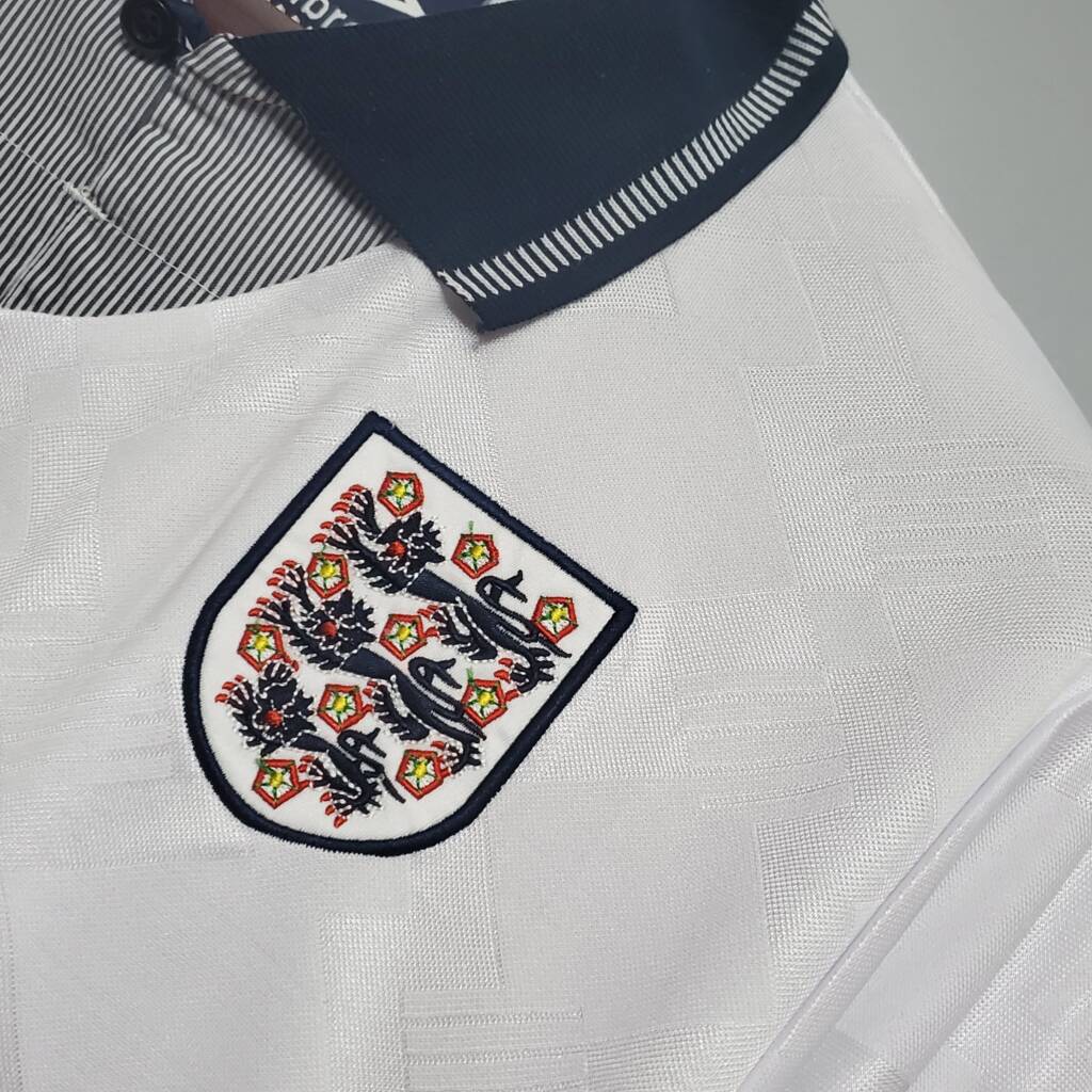 Camiseta Inglaterra local 1990